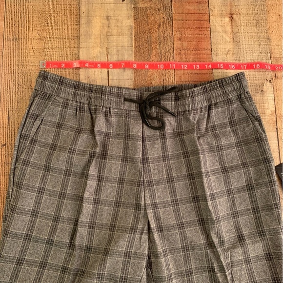 ASOS new look prince of wales check smart joggers in dark gray -L - Picture 9 of 9